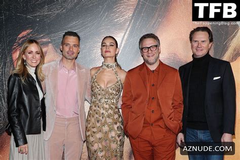 Lily James Sexy Seen Showing Off Her Hot Figure At The Pam And Tommy Finale Screening In La Aznude