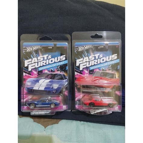 Jual Hot Wheels Fast And Furious Women Of Fast Ford Gt Dan Custom Corvette Stringray Shopee
