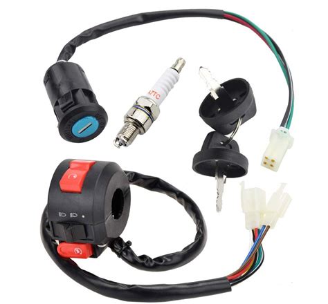 Buy Wires Ignition Switch Key With Cap Function Left Starter Switch