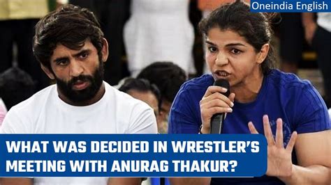 Wrestlers Protest Halted Till 15th June Meeting With Anurag Thakur