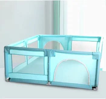 Манеж детский складной игровой 120x160/Светло-зеленый обеспечивает ...