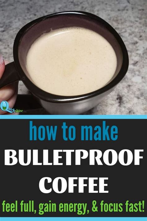 How To Make Bulletproof Coffee Keto Butter Coffee Quirkshire