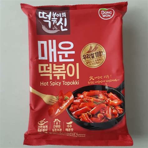 Jual Dongwon Hot Spicy Topokki Yopokki Rapokki Tteokbokki Instant 372gr