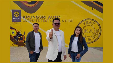 ทดลองขับขี่รถสองล้อและสี่ล้อ ในงาน “Krungsri Auto Ultimate Test Drive ...