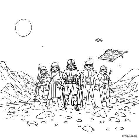 Star Wars Characters Coloring Pages