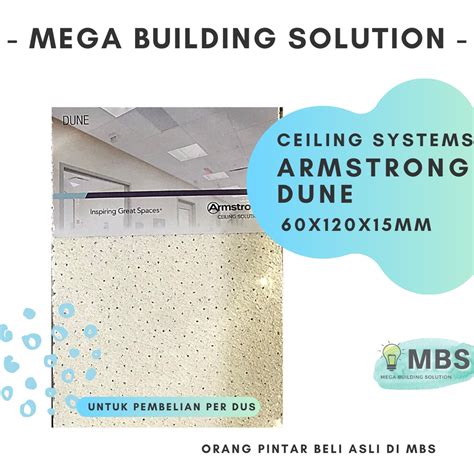 jual dus armstrong dune rh plafon akustik gyptile xxmm