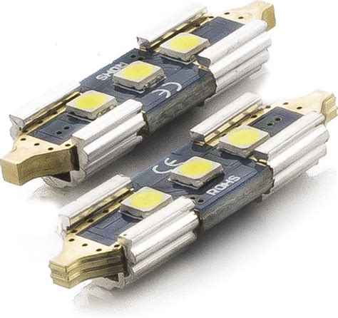 Carguard Set 2x 31 Mm C5W LED Festoon Lamp Autolampen Buislamp