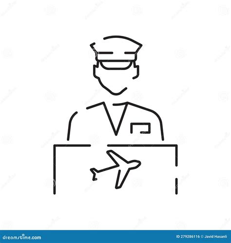 Simple Airport 2d Icons Vector Set. Universal Airport Icons To Use For