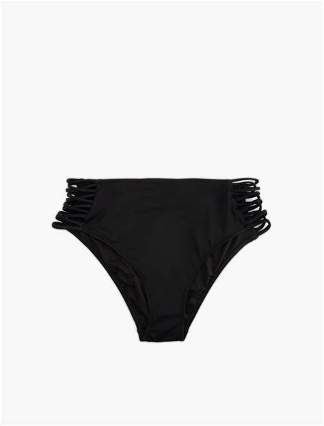 Crna Ene Bikini Sa Visokim Strukom Sak Mm Koton