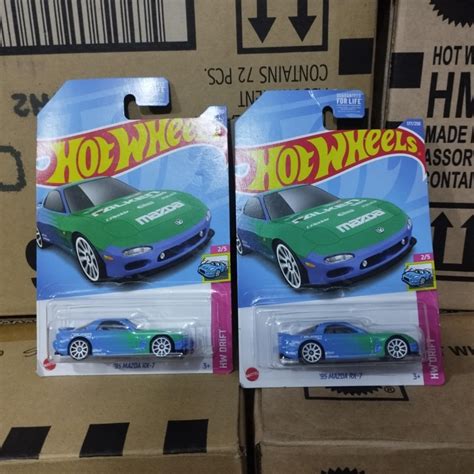 Hot Wheels 95 Mazda RX 7 Falken Blue HW Drift Shopee Philippines