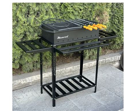 Мангал с разборной дровницей на 9 шампуров 3 мм (МD9-3R) - купить в ...