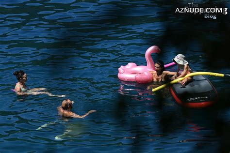 Demi Moore Flaunts Her Fabulous Figure In A Green Bikini In The Greek Islands Aznude