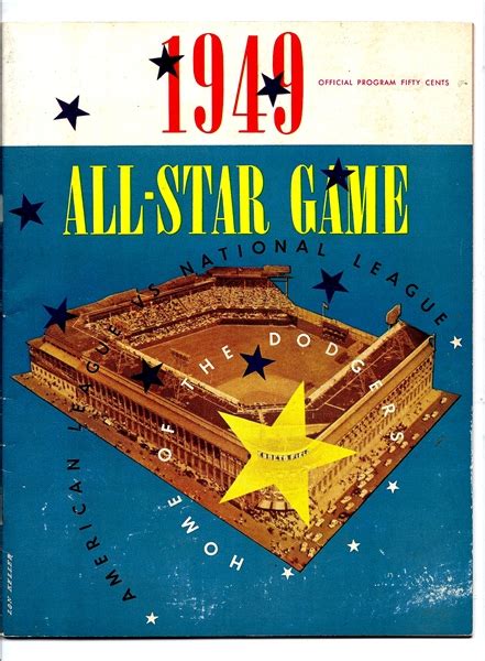 Lot Detail Mlb All Star Game Official Program At Ebbets Field