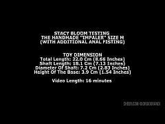 Stacy Bloom Testing The Handmade Impaler Size M With Additional Anal Fisting Twt Xxx