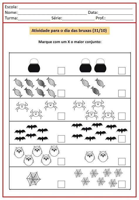 Atividades Para O Dia Das Bruxas Halloween De Outubro