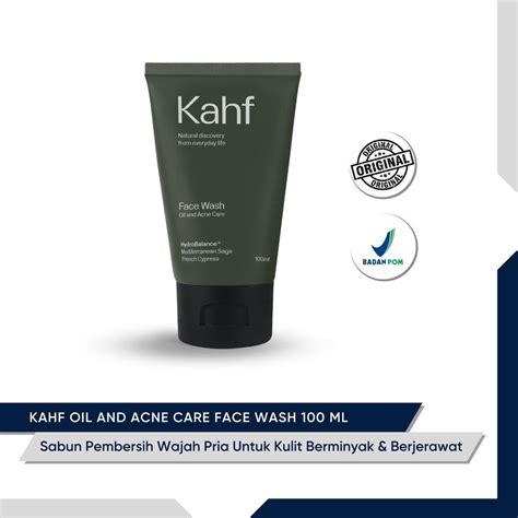 Jual Realpct Kahf Oil And Acne Care Face Wash Ml Shopee Indonesia