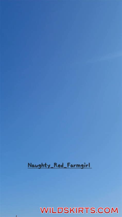 Naughtyredfarmgirl Red Farmgirl Naughtyredfarmgirl Pollyheadley Nude OnlyFans Instagram