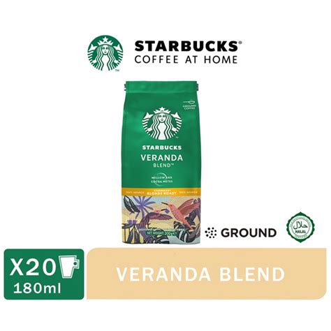 STARBUCKS Ground Coffee House Blend Medium Roast Veranda Blend Blonde