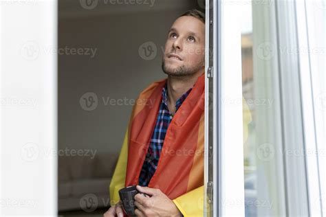 Affectionate Male Gay Man Indoors Gay Man Celebrating Pride Month Stock Photo At Vecteezy