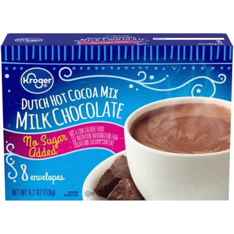 Kroger No Sugar Added Milk Chocolate Dutch Hot Cocoa Mix 4 2 Oz Frys Food Stores