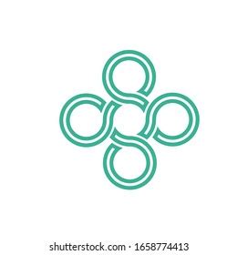 Loop Logo Vector Modern Template Stock Vector (Royalty Free) 1658774413 ...