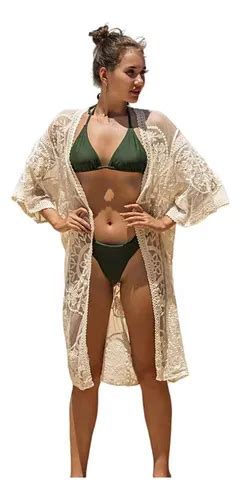 Mujer Vestido De Playa Verano Cubre Bikini Pareos Playeros Mercadolibre