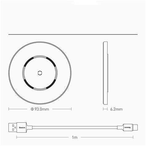 Беспроводная зарядка Baseus Simple Magnetic Wireless Charger для iPhone ...