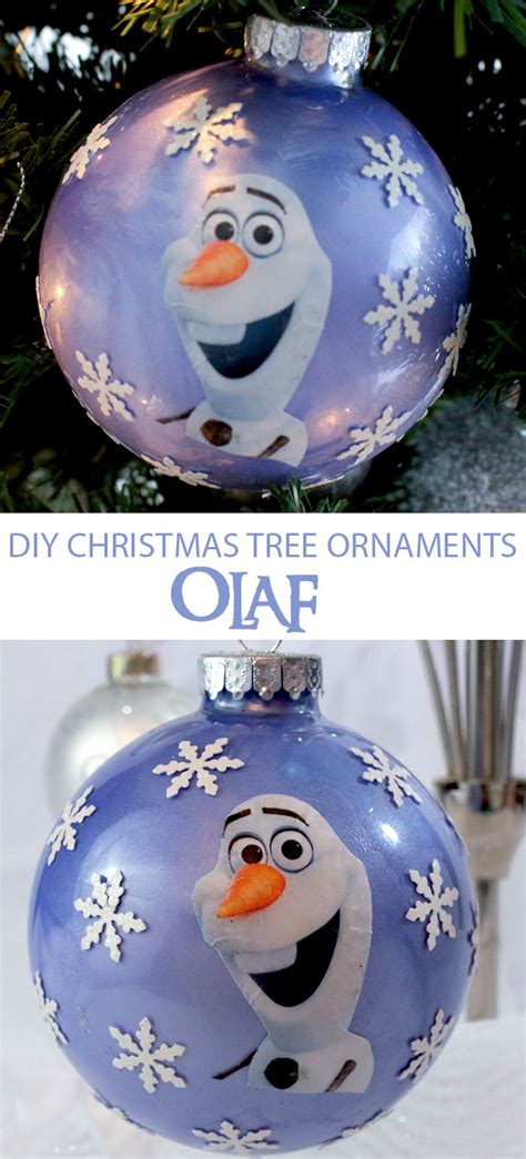 DIY Frozen Christmas Ornaments - Two Sisters