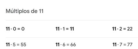 Quais São Os Múltiplos De 11 - cuales son los múltiplos de 11 plisssss!!! - Brainly.lat