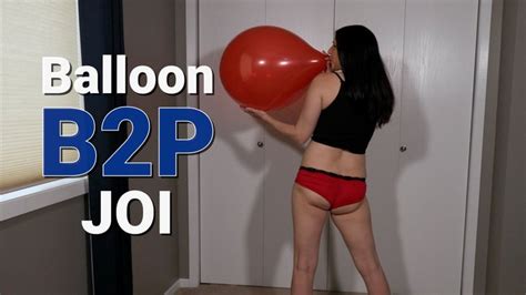 Red Balloon B P JOI B Croptop And Red Bikini Panties Kylie Jacobs MP K HD Kylie