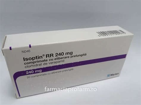 Isoptin Rr Mg X Compr Elib Prel Medicament Farmacia Profarm