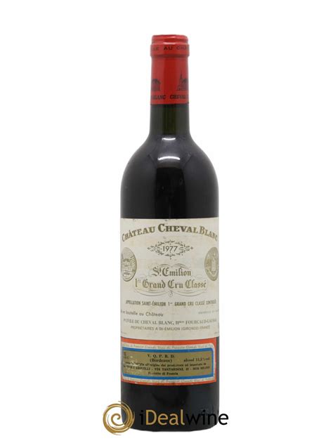 Buy Château Cheval Blanc 1er Grand Cru Classé A 1977 (lot: 6636)