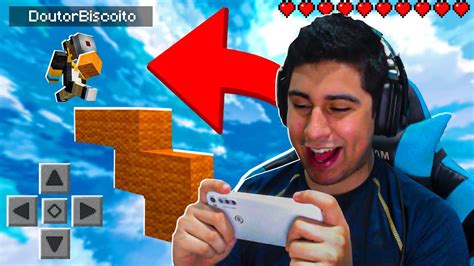 Jogando Pela Primeira Vez O Minecraft De Celular YouTube