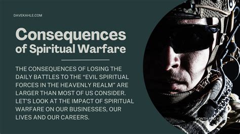 consequences  spiritual warfare  business  career