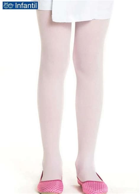 Meia Calça Branca Fio 40 - Meia Calça Infantil Fio 40 Opaca Trifil 6834 1-Branca - Meias Sao Jorge