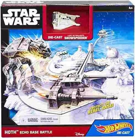 Star Wars Nave Hoth Echo Base Batalla Play Set De Hot Wheels Star Wars Rebels Star Wars