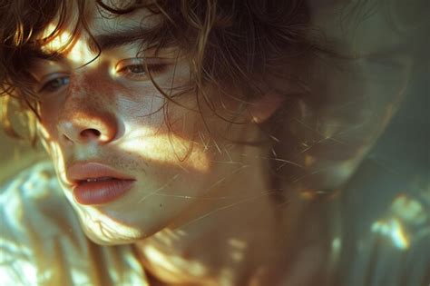 Cute Photo Of A Gay Couple With Beautiful Light Effect Premium Ai Generated Image