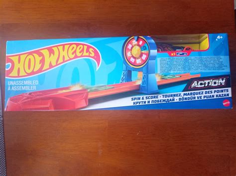Hot wheels писта с изтрелвачка и количка Spin and Score гр София Борово OLX bg