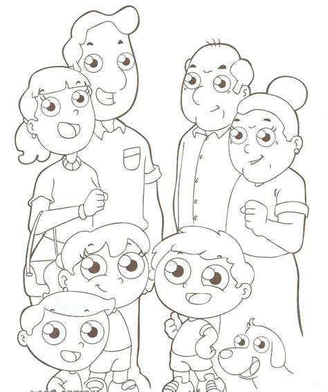 Desenhos De Fam Lia Para Colorir Educamais Hot Sex Picture