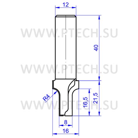 Фреза алмазная 3065 профильная фреза по дереву - ПРОМТЕХКОМПЛЕКТ