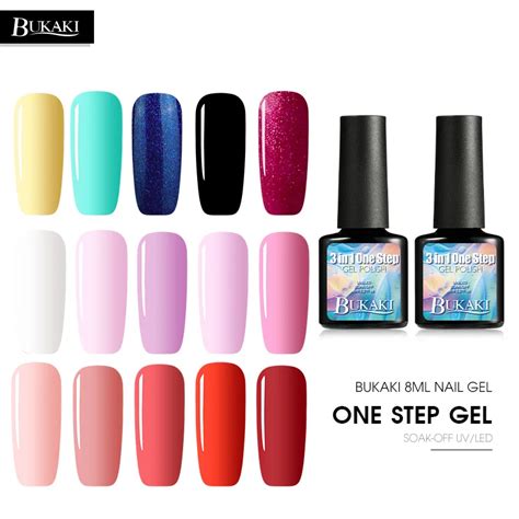 Aliexpress Buy BUKAKI 3 In 1 Nail Polish French Nude Color One