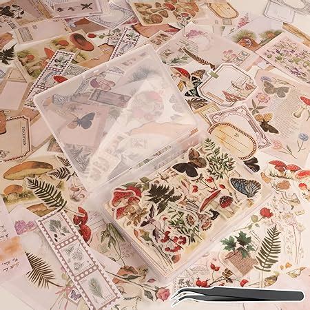 Amazon Knaid Vintage Scrapbook Supplies Pack 200 Pieces For Junk