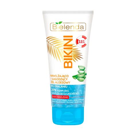 Увлажняющий успокаивающий гель после загара Bielenda Bikini After Sun Aloe Vera Gel S O S