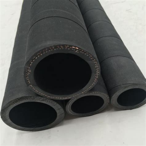 China 5 Inch High Pressure Flexible Black Rubber Water Suction Hose