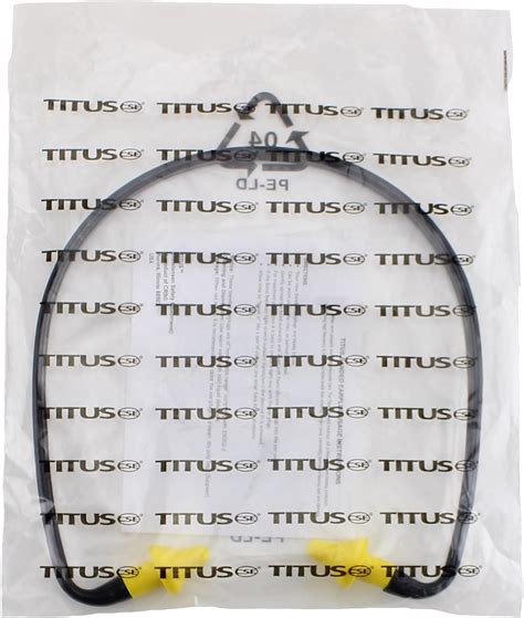 Titus U-Band Over Ear Reusable Banded Ear Plugs - 22dB NRR (25 Bands