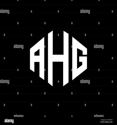 Ahg Letter Logo Design With Polygon Shape Ahg Polygon And Cube Shape Logo Design Ahg Hexagon