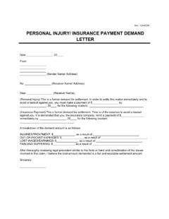 Insurance Claim Demand Letter Template Infoupdate Org