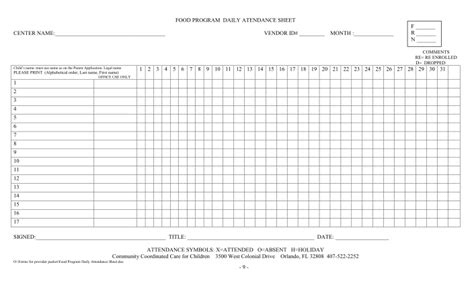 71 attendance chart ideas for preschool page 2 - Free to Edit, Download