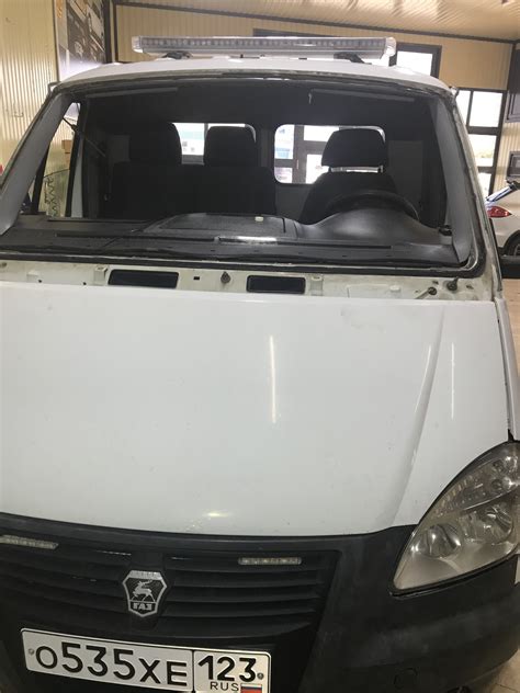 Замена лобового стекла Газель — ГАЗ Газель, 4,3 л, 2013 года | визит на ...