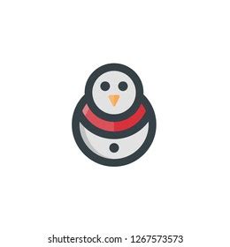 Snowman Icon Winter Symbol Stock Vector (Royalty Free) 1267573573 ...